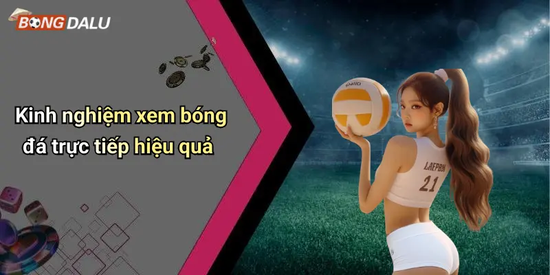Kinh nghiệm xem bóng đá trực tiếp hiệu quả