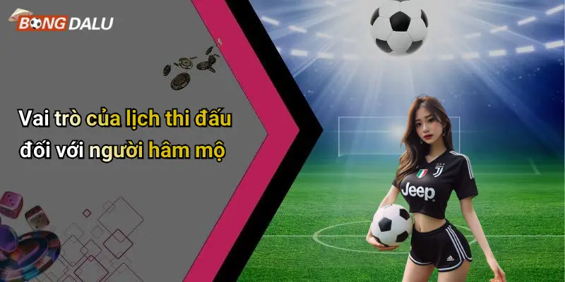 Vai trò của lịch thi đấu đối với người hâm mộ