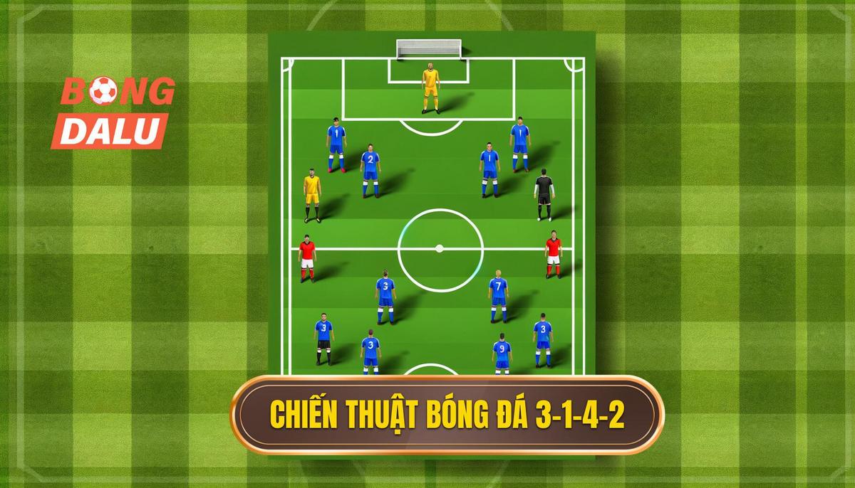 Chiến thuật bóng đá 3-1-4-2