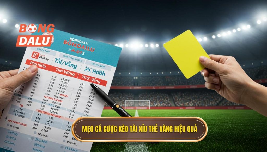 Mẹo cá cược kèo tài xỉu thẻ vàng hiệu quả