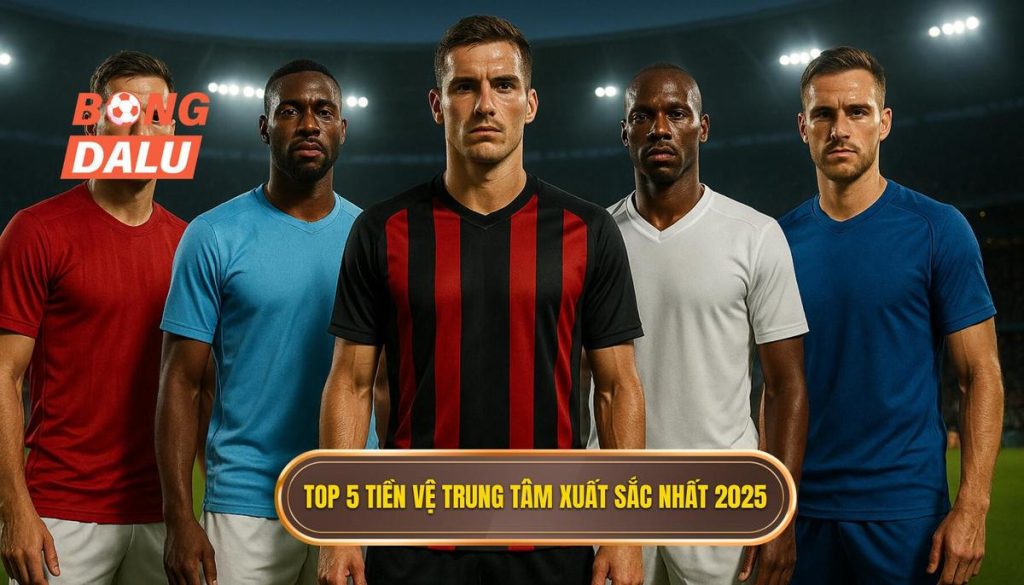 Top 5 tiền vệ trung tâm xuất sắc nhất 2025