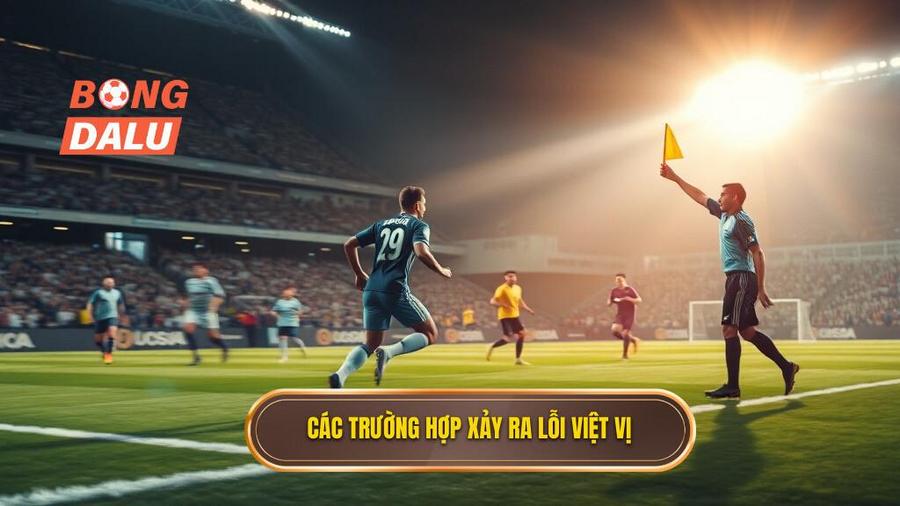 3. Các trường hợp xảy ra lỗi việt vị