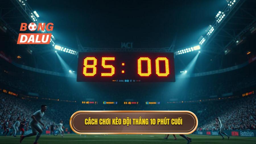 Cách chơi kèo đội thắng 10 phút cuối