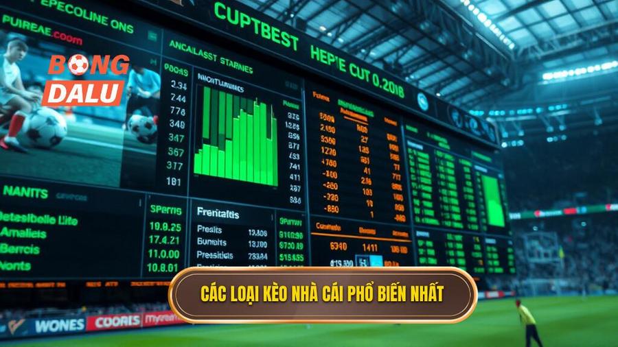 Các loại kèo nhà cái phổ biến nhất