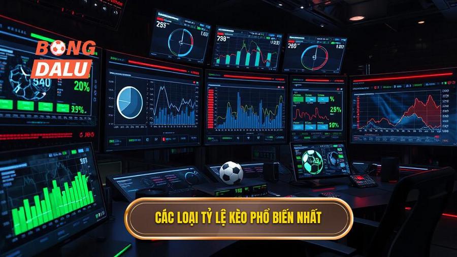 Các loại tỷ lệ kèo phổ biến nhất