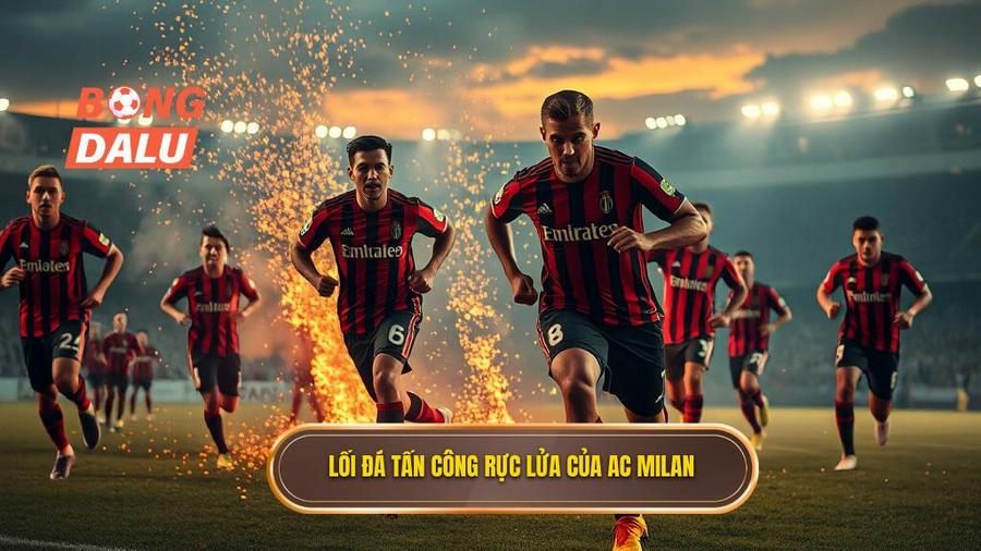 Lối đá tấn công rực lửa của AC Milan
