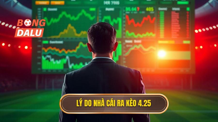Lý do nhà cái ra kèo 4.25