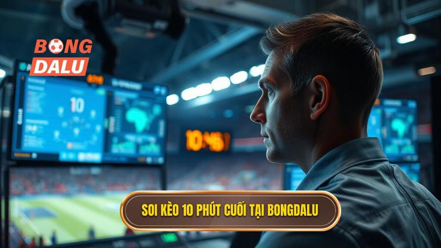 Soi kèo 10 phút cuối tại Bongdalu