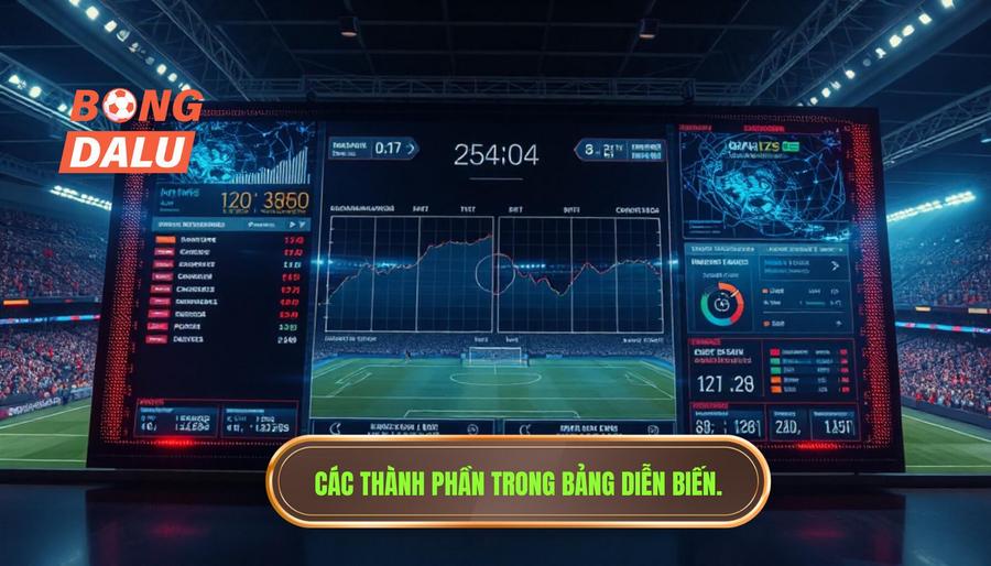 Các thành phần trong bảng diễn biến