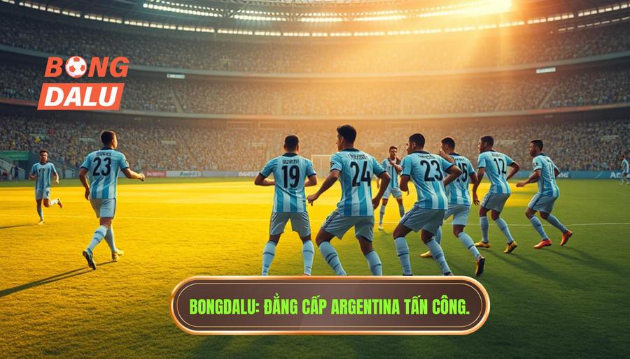 BONGDALU Đẳng cấp Argentina tấn công.